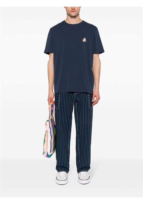 speedy fox patch man navy MAISON KITSUNÉ | MM00125KJ0008P476
